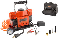 44440 Автокомпрессор 12V двухпоршневой (10,5 АТМ 75L/MIN) АвтоДело PRO