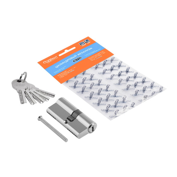 Цилиндр.мех-м STD AL ЛП-70 (хром) (40-30) "Нора-М"