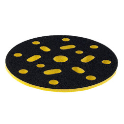 Подложка промежуточная 150mm T5mm MICRO на липучке, 15 отв, желтая жесткая ICAR H YELLOW (из кор.)