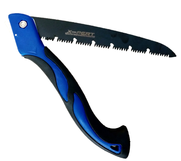 Ножовка садовая СКЛАДНАЯ СПАРКЛЮКС 250 черное полотно, изогнутая ручка