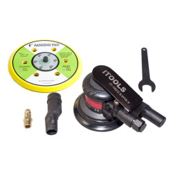 Машинка шлифовальная пневматическая ITOOLS орбита 2,5мм, подложка 152мм 15 отв.(IT-152-2,5-H15-V)