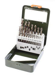 211219 Набор сверл по металлу Cobalt 5% (d 1,5-10 мм) 19 шт.