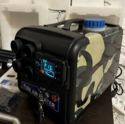 Отопитель воздушный переносной 5Квт 12/24/220В Хаки