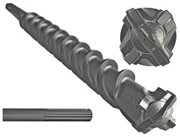 Бур по бетону SDS МАХ с четырьмя режущими кромками  26*800