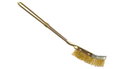 270131 Щетка металлической рукояткой, латунная  щетина