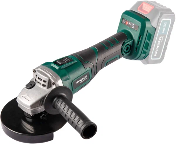 Угловая шлифовальная машина OBS 21 FG 125 SET PROMO акк. 21В, 2Ач+ЗУ FAVOURITE