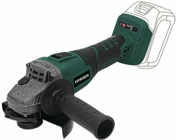 Угловая шлифовальная машина OBS 21 FG 125 SET PROMO акк. 21В, 2Ач+ЗУ FAVOURITE