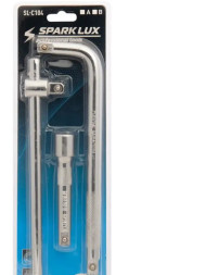 Вороток ПРЯМОЙ 3пр набор (вороток Т-образный, L-образный, удлинитель1/2) X-pert