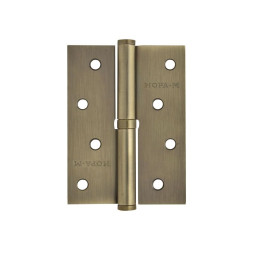 Петля сталь 750-4" (брон.покр.)правая (100*75*2,5) №2  "Нора-М"