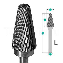 Борфреза твердосплавная LХ0822М06