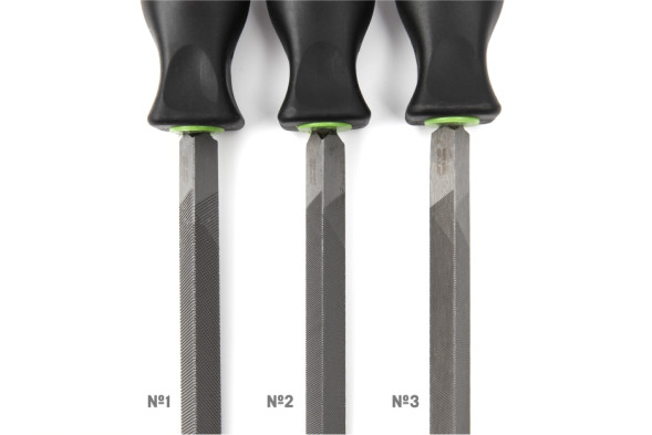 252522 Напильник трехгранный №2 200мм (6шт)