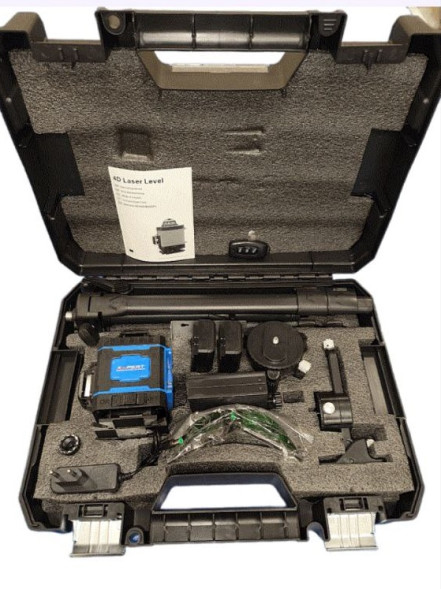 Лазерный уровень 4D 16 лучей зеленый в коробке X-PERT