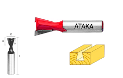 Фреза Атака 101127 пазовая конструкционная =38160=