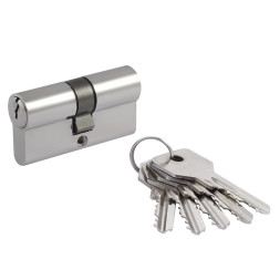 Цилиндр.мех-м ЕСО AL Л-90 (хром) (45-45)  "Нора-М"