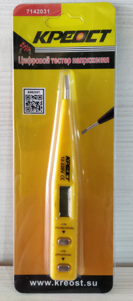 Отвертка-цифровой тестер напряжения КРЕОСТ