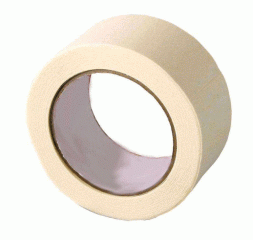 Бумажная малярная клейкая лента 38мм*40м ЮГ (крепп)  (8шт)