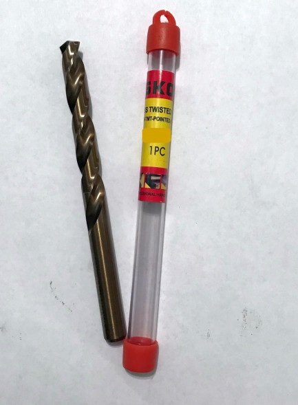 Сверло по металлу кобальт красное d- 10,5  SKOLE