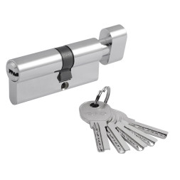 Цилиндр.мех-м STD AL ЛПВ-70 (хром) (40-30в) "Нора-М"