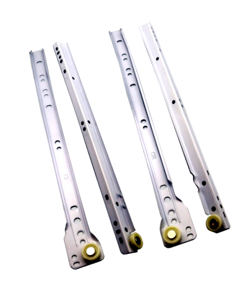 Направляющие роликовые (2шт.) 300/0,8 мм белый StahlBuro (25)