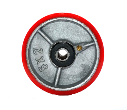 Колесо большегрузное без кронштейна полиуретан 125мм P 55