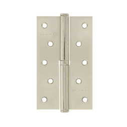 Петля сталь 750-5" (хром.покр.)левая (125*75*2,5) №2  "Нора-М"