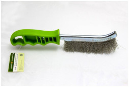 270251 Щетка с платиковой рукояткой, щетина из нержавеющей стали (12шт)