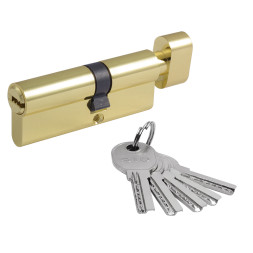 Цилиндр.мех-м STD AL ЛПВ-80 (золото) (45-35в) "Нора-М"