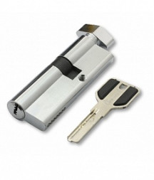 Механизм цилиндровый "BR200" 90 (35C*55) с вертушкой, хром