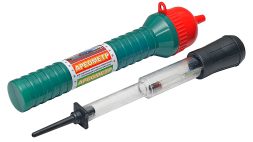 13698 Ареометр с воронкой для электролита и тосола (пластм. футляр) Петербург