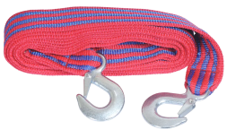 12027 Трос буксир-ный 2 крюка (лен.5м) 5т "БОГАТЫРЬ"