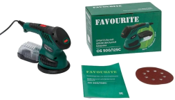 Орбитальная шлифмашина 500Вт, ф 125мм, 0-14000 об/мин регул.скорости OS 500/125C FAVOURITE