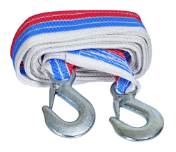 10733 Трос буксир-ный 2 крюка (лен.5м) 7т "БОГАТЫРЬ" (сумка)