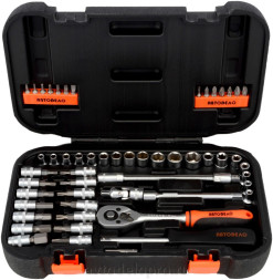 39922 Набор головок торцевых 53пр. 1/4"DR  АвтоДело