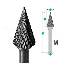 Борфреза твердосплавная MХ1625М06