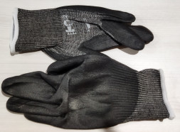 А-59 Перчатки стрейчевые из нейлона со специальным латексным покрытием "Антипорез""  12шт.