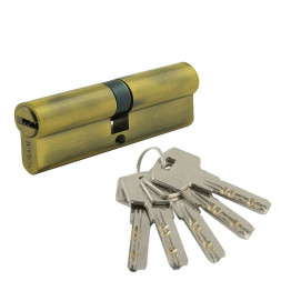 Цилиндр.мех-м Люкс II ЛП-70 (латунь) (35-35) перфорац. "Нора-М"