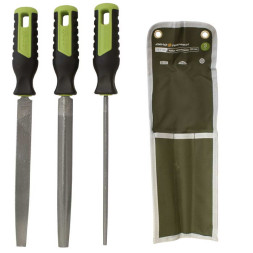 253723 Набор напильников №2 200мм, 3шт (плоский, полукруглый, круглый) (12шт)