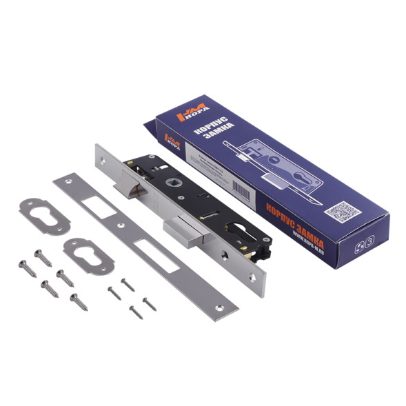 Корпус замка КЗВУ-115 (25-85мм)  (хром)  "Нора-М"