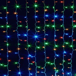 Гирлянда занавес (штора)  LED 240л. (2,2м*2,0м)