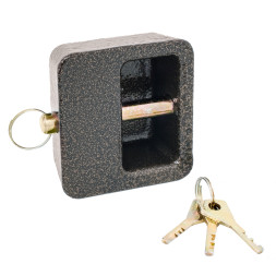 Замок навесной закрытый 90мм бол.