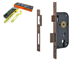 Корпус замка КЗВ-100 (70мм) (старая медь) Нора-М