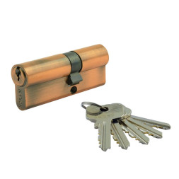 Цилиндр.мех-м Люкс I Л-70 (латунь) (40-30)  "Нора-М"