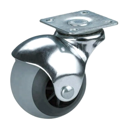 Колесо поворотное, на площадке 50мм (шарик,оцинк.) 5005050