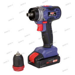 Дрель-шуруповерт ручная электрическая аккумуляторная (кейс) 1АКБ  (ДЭА-20Л-03) "ДИОЛД"