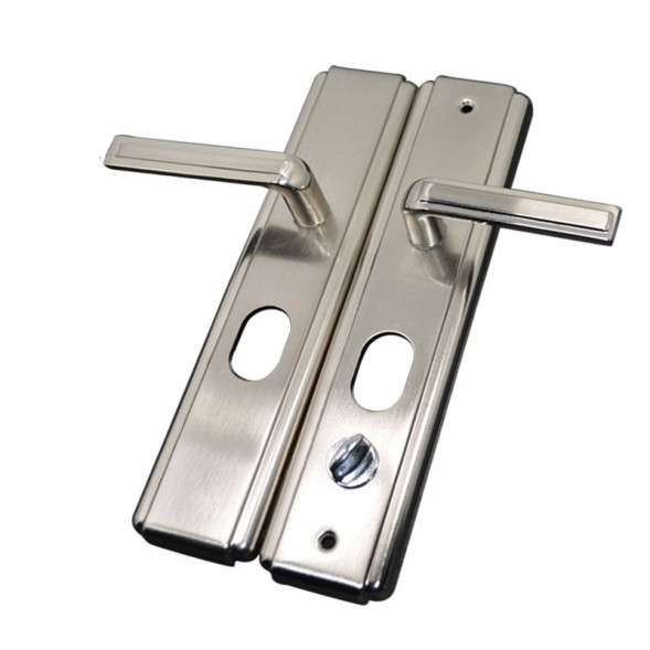 Ручка на планке для китайских дверей С (универсальная, L/R) "Замкофф"