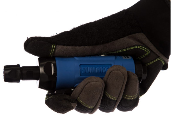 Пневмошлифмашина ST-Р7732МК с набором шарошек в пластиковом кейсе