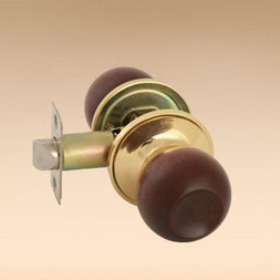 Защелка м/к (фикс.) Н-05 (тем.дерево/зол.)  "Нора-М"