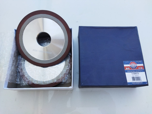 Алмазная чашка для заточки 125мм*32 (плоская, острая)