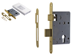 Корпус замка КЗВ 4-3 (55мм) (золото)