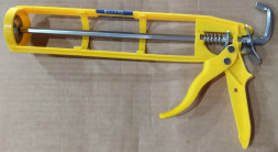 Пистолет для герметика скелетный пластиковый 2 ребра